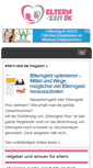 Mobile Screenshot of eltern-zeit.de